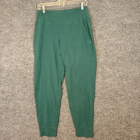 Life is Good Pants Womens Green Medium Solid Crusher Flex Joggers Sweatpants - Picture 1 of 10